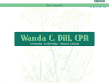 Tablet Screenshot of dillcpa.com